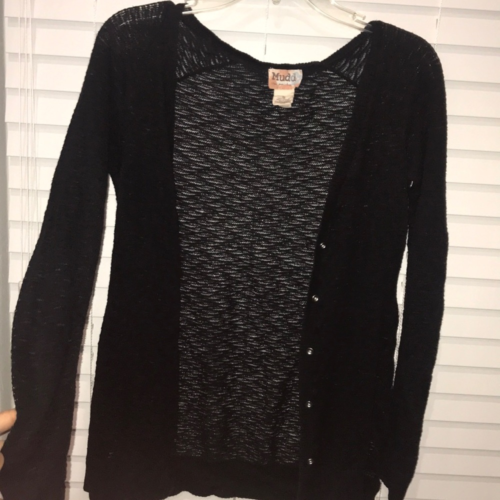Delicate Black Cardigan